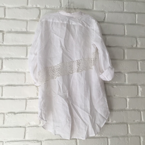 NWOT Nic & Zoe | Ramie tunic or coverup - Picture 5 of 7